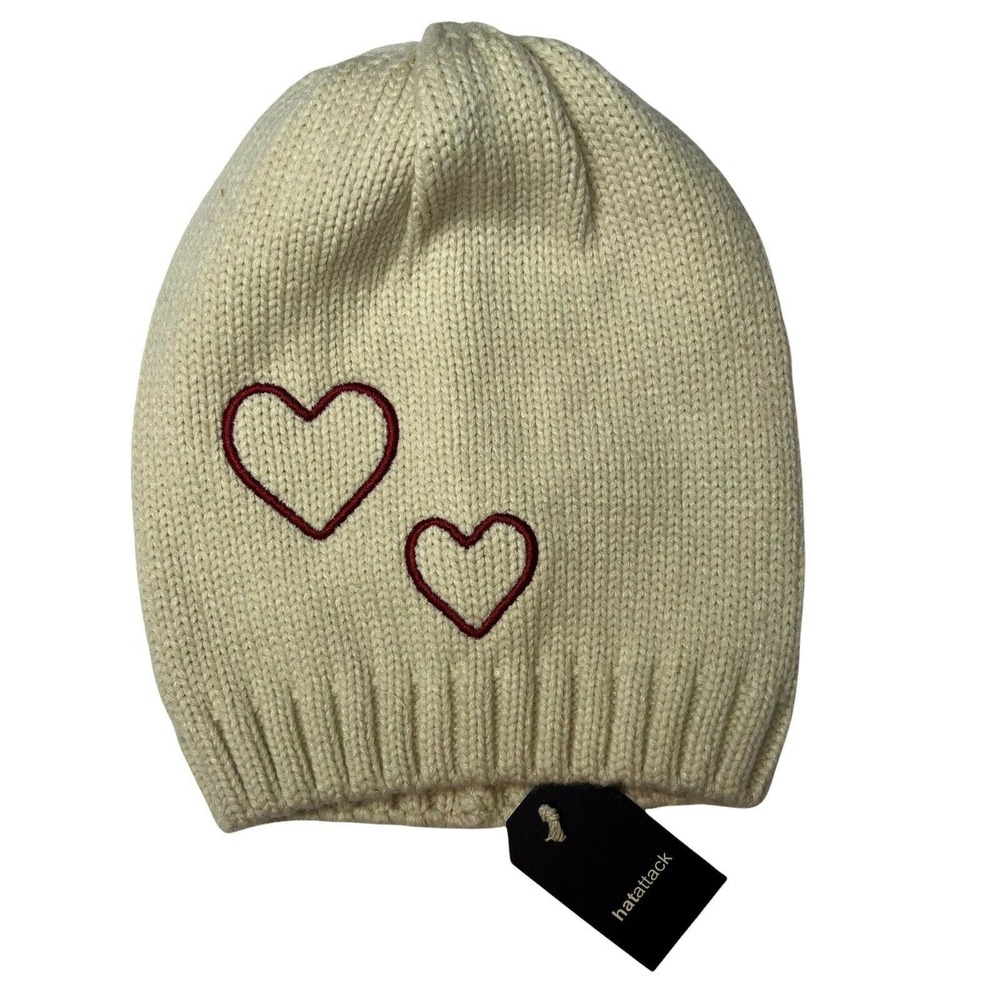 Hat Attack Heart Beanie New‎
